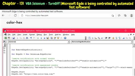 If you want to use Selenium to automate Edge in VBA, you can only use SeleniumBasic. . Selenium vba edge